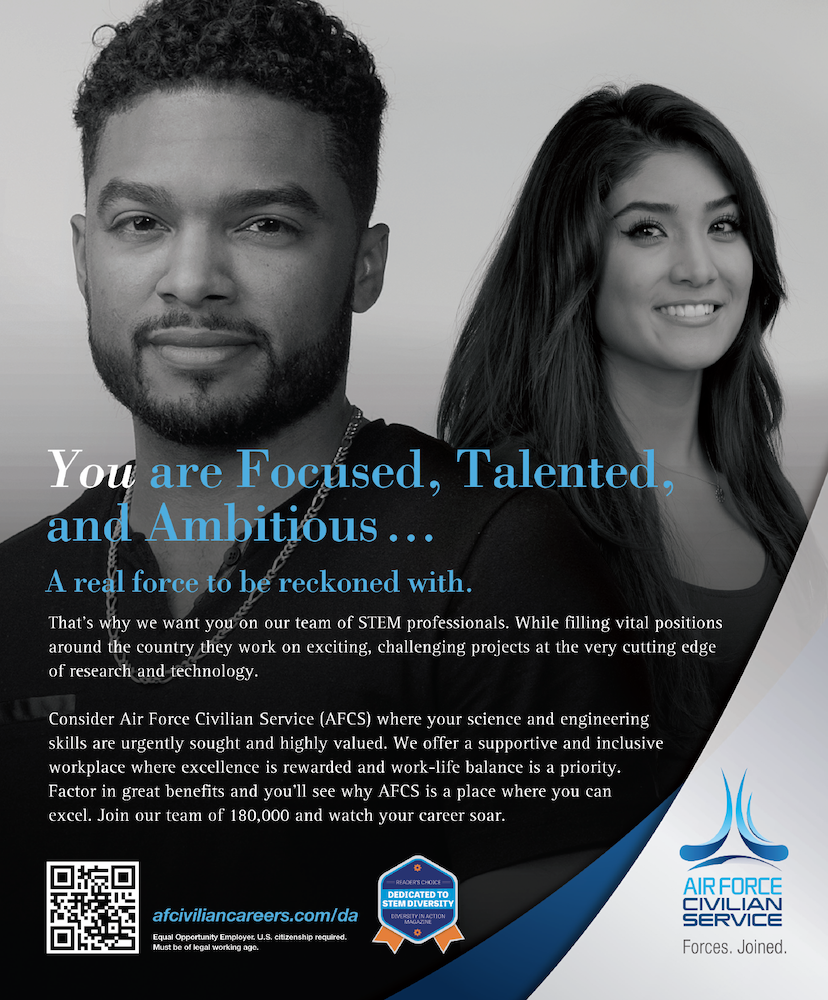 Two people smiling with the title 'You are Focused, Talented, and Ambitious... A real force to be reckoned with.'