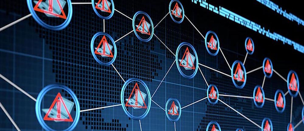 Illustration of cyber connections