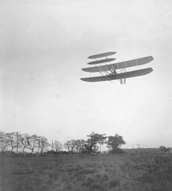 The Wright Flyer III flying machine.