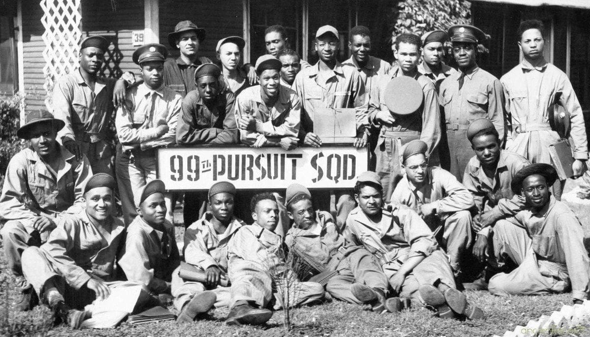 The first black flying unit, the 99th Pursuit Squadron.