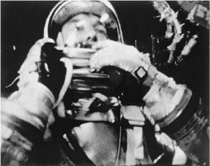 Joseph W. Kittinger, Jr. in a spacesuit.