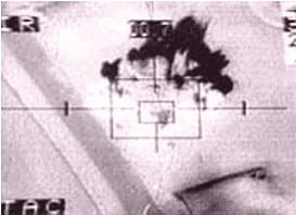 Missile targeting screen.