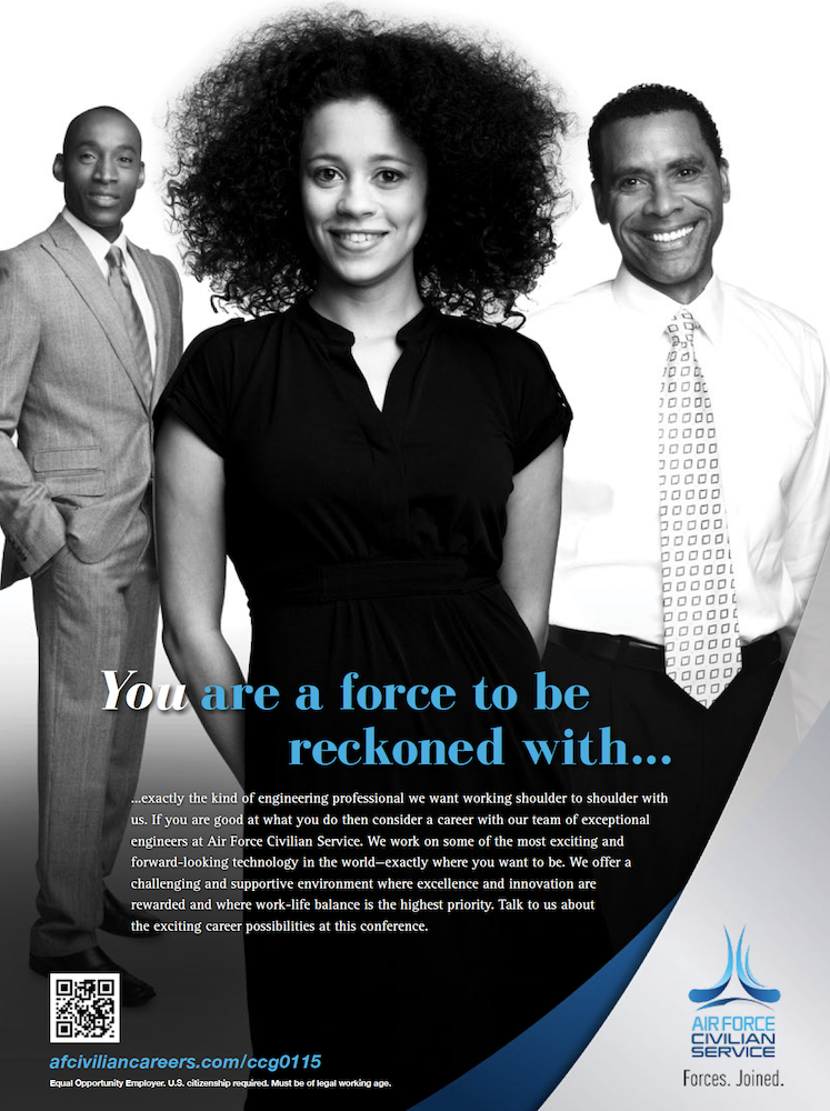 Three people with the title 'You are a force to be reckoned with...'