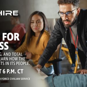 Tools for Success. Tools, training, and total commitment. Learn how the Air Force invests in its people. A virtual event on August 6 at 6 p.m. Central. Brought to you by Air Force Civilian Service